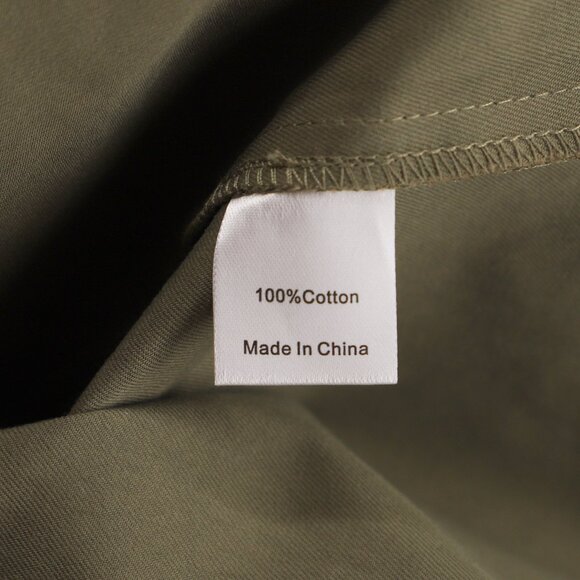 NWT TUCKERNUCK Army Green Sleeveless Chamberlin A-Line Midi Dress Size S - Picture 9 of 10